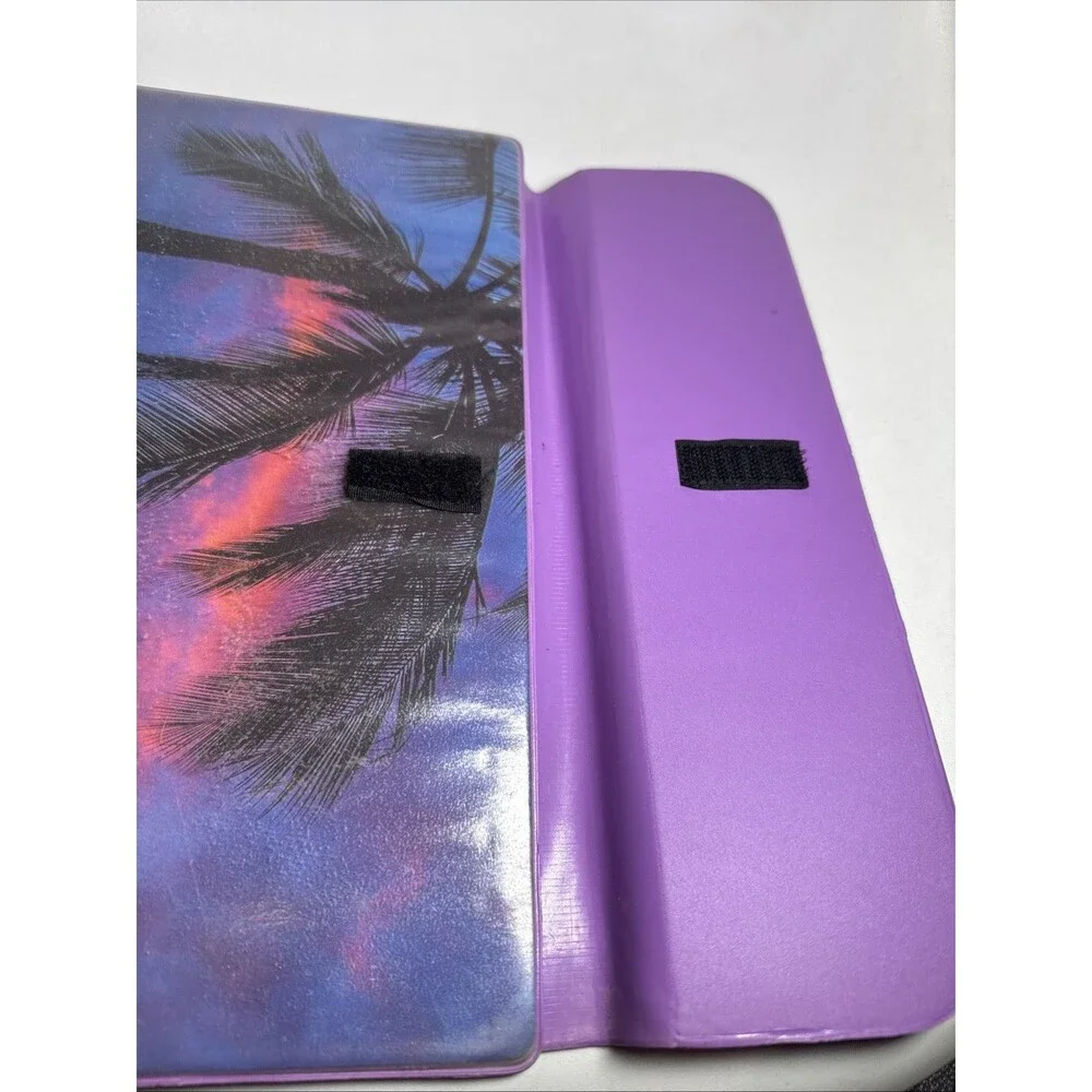 Vintage MEAD TRAPPER KEEPER Palm Trees Beach Nights Binder  1